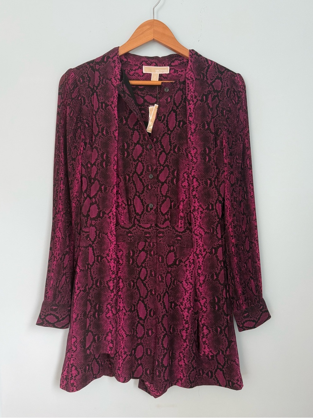 BRAND NEW Michael Kors Snake Print Romper